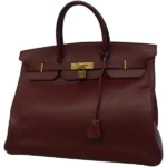 エルメス バーキン40 ハンドバッグ レザー ○T刻印 ゴールド金具