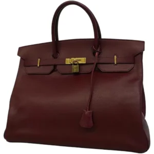 エルメス バーキン40 ハンドバッグ レザー ○T刻印 ゴールド金具