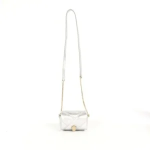 ブルガリ セルペンティ ショルダーバッグ レザー RFID シルバー