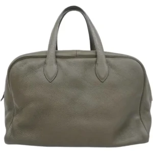 エルメス ヴィクトリア43 ボストンバッグ レザー □E刻印