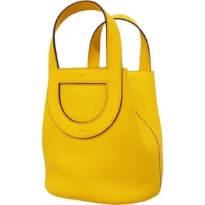 エルメス インザループ18 ハンドバッグ レザー W刻印