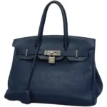 エルメス バーキン30ヴェルソ ハンドバッグ レザー □K刻印 シルバー金具