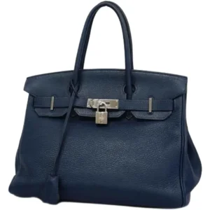 エルメス バーキン30ヴェルソ ハンドバッグ レザー □K刻印 シルバー金具