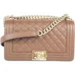 シャネル ボーイシャネル チェーンショルダーバッグ キャビアスキン