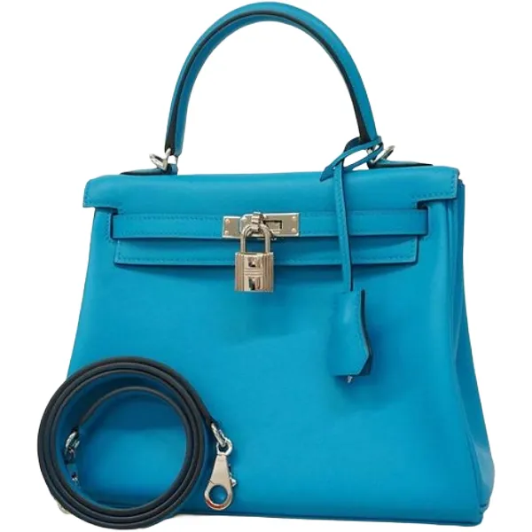 エルメス ケリー25 ハンドバッグ レザー Z刻印 シルバー金具