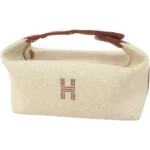 エルメス ブリッドアブラックPM ポーチ キャンバス