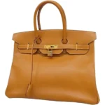 エルメス バーキン35ヴェルソ ハンドバッグ レザー □B刻印 ゴールド金具