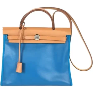 エルメス エールバッグPM ショルダーバッグ コーティングキャンバス B刻印 シルバー金具