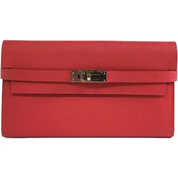 エルメス ケリーウォレット 財布 レザー A刻印 シルバー金具