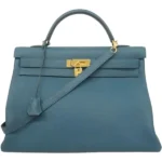 エルメス ケリー40 ハンドバッグ レザー T刻印 ゴールド金具