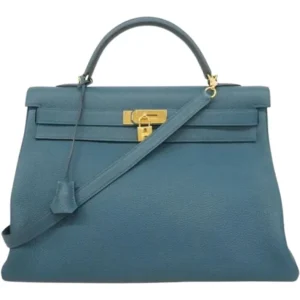 エルメス ケリー40 ハンドバッグ レザー T刻印 ゴールド金具