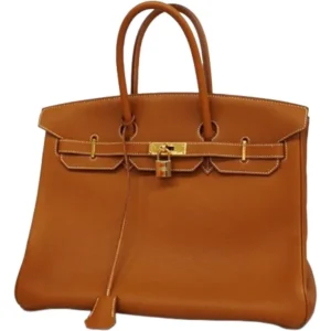 エルメス バーキン35 ハンドバッグ レザー □E刻印 ゴールド金具