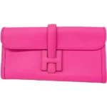 エルメス ジジェエラン クラッチバッグ レザー C刻印