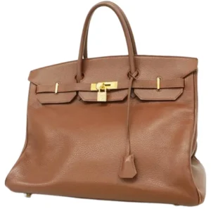 エルメス バーキン40 ハンドバッグ レザー □C刻印 ゴールド金具