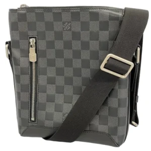 ルイ・ヴィトン ダミエアンフィニ ディスカバリーメッセンジャーPPM ショルダーバッグ N40122