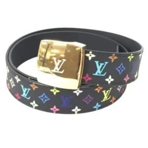 ルイ・ヴィトン モノグラム ベルト レザー マルチカラー