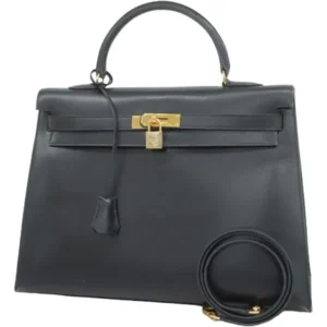 エルメス ケリー35 ハンドバッグ レザー □A刻印 ゴールド金具