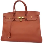 エルメス バーキン40 ハンドバッグ レザー □D刻印 ゴールド金具