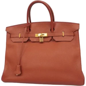 エルメス バーキン40 ハンドバッグ レザー □D刻印 ゴールド金具