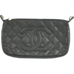 シャネル マトラッセ ポーチ キャビアスキン