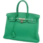エルメス バーキンヴェルソ35 ハンドバッグ レザー A刻印 シルバー金具