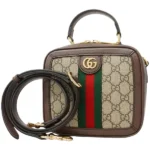 グッチ オフィディア ハンドバッグ PVC レザー