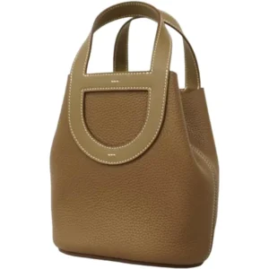 エルメス インザループ18 ハンドバッグ レザー W刻印