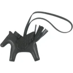 エルメス ロデオチャームペガサスPM チャーム レザー W刻印