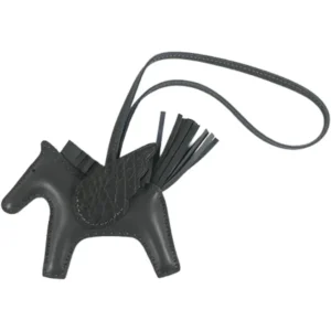 エルメス ロデオチャームペガサスPM チャーム レザー W刻印