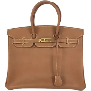 エルメス バーキン35 ハンドバッグ レザー □Ｆ刻印 ゴールド金具