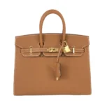 エルメス バーキン25 ハンドバッグ レザー U刻印 ゴールド金具