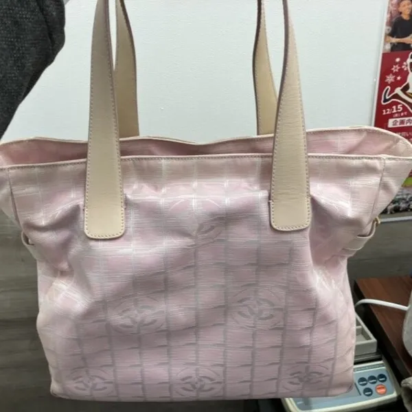 シャネル　ニュートラベルライン　トートバッグ