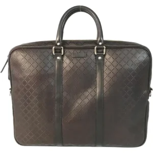 グッチ ディアマンテ ブリーフケース レザー