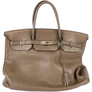 エルメス バーキン40 ハンドバッグ レザー □L刻印 シルバー金具
