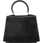 エルメス ミニケリー ハンドバッグ リザード ○X刻印 ゴールド金具