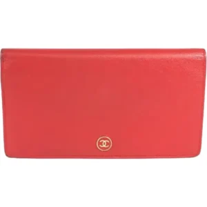 シャネル ココボタン 財布 レザー