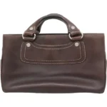 セリーヌ マカダム ブギーバッグ ハンドバッグ レザー