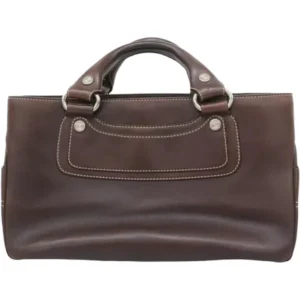 セリーヌ マカダム ブギーバッグ ハンドバッグ レザー