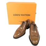ルイ・ヴィトン ビジネスシューズ レザー ブラウン サイズ6 1/2/メンズ