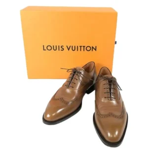 ルイ・ヴィトン ビジネスシューズ レザー ブラウン サイズ6 1/2/メンズ