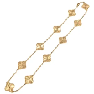 ヴァンクリーフ&アーペル ヴィンテージアルハンブラ ネックレス Au750