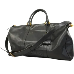 シャネル ボストンバッグ キャビアスキン