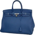 エルメス バーキン40 ハンドバッグ レザー D刻印 シルバー金具