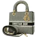 クリスチャンディオール レディディオール ハンドバッグ キャンバス