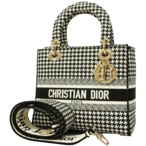 クリスチャンディオール レディディオール ハンドバッグ キャンバス
