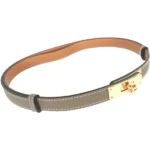 エルメス ケリーベルト18 ベルト レザー W刻印 ゴールド金具