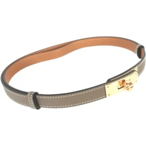 エルメス ケリーベルト18 ベルト レザー W刻印 ゴールド金具