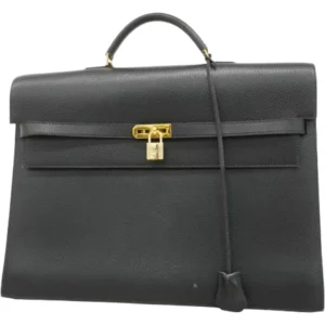 エルメス ケリーデペッシュ38 ブリーフケース レザー ○Z刻印 ゴールド金具