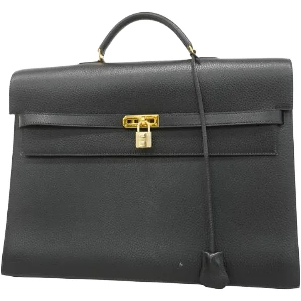 エルメス ケリーデペッシュ38 ブリーフケース レザー ○Z刻印 ゴールド金具