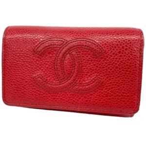 シャネル キーケース キーリング キャビアスキン